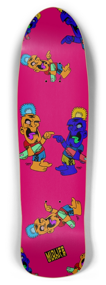 Smif's Teeki-Skater Retro Rocket Deck Retro Rocket