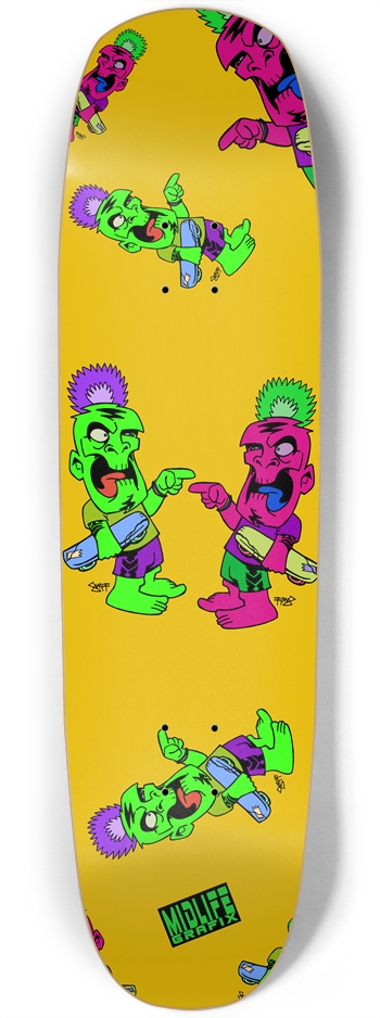 Dan's Teeki-Skater Square Nose Deck