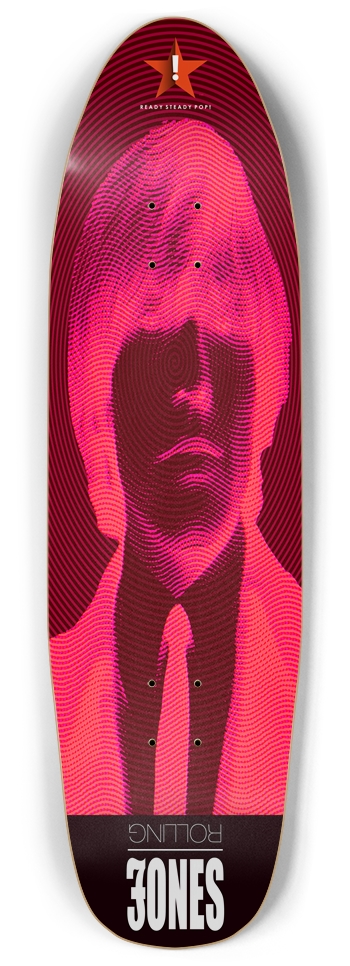 Rolling Jones (Negative) Custom Punk Nose Deck Punk Nose Pool Shape