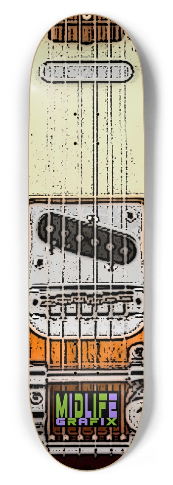 Smif's Screaming Distortion 8-1/2 Skateboard Deck