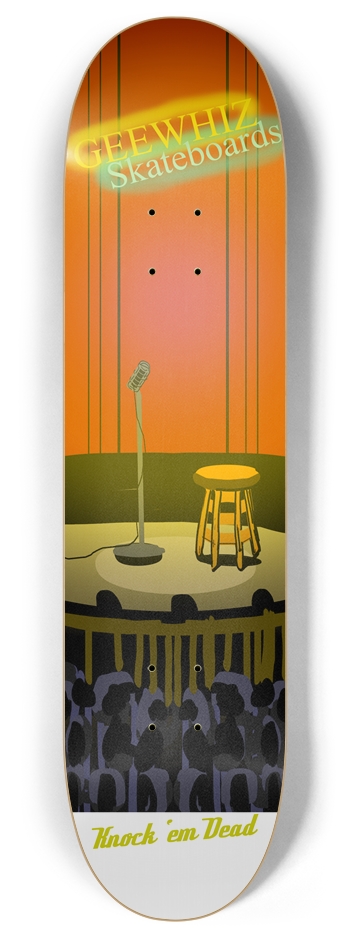 GEEWHIZ Knock ‘Em Dead 8 Inch Skateboard Deck