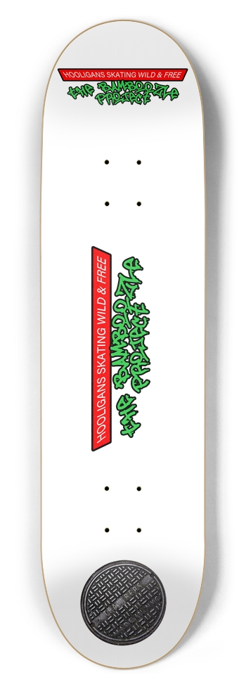 Bamboozle Ooze Skateboard 8-1/2 Skateboard Deck