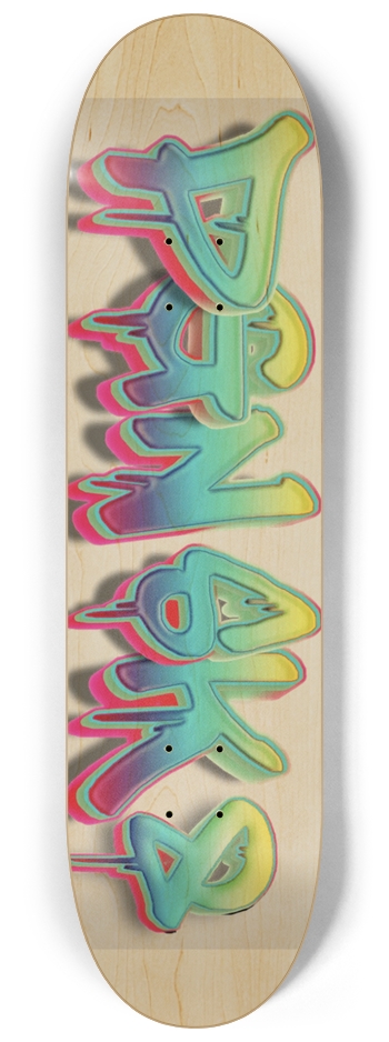 PGN SK8 graffiti 8-1/4 Skateboard Deck
