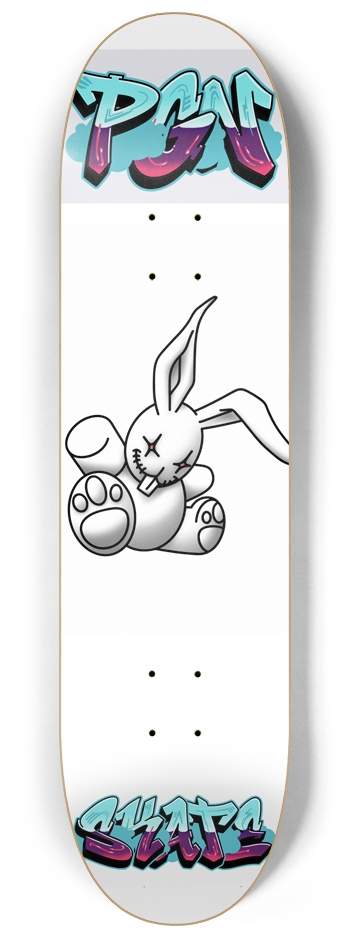 Mack Rabbit 8-1/4 Skateboard Deck