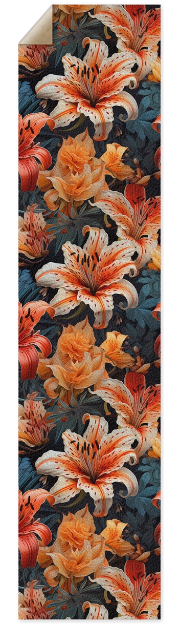 Tiger Lily Custom Longboard Griptape Griptape for Longboards