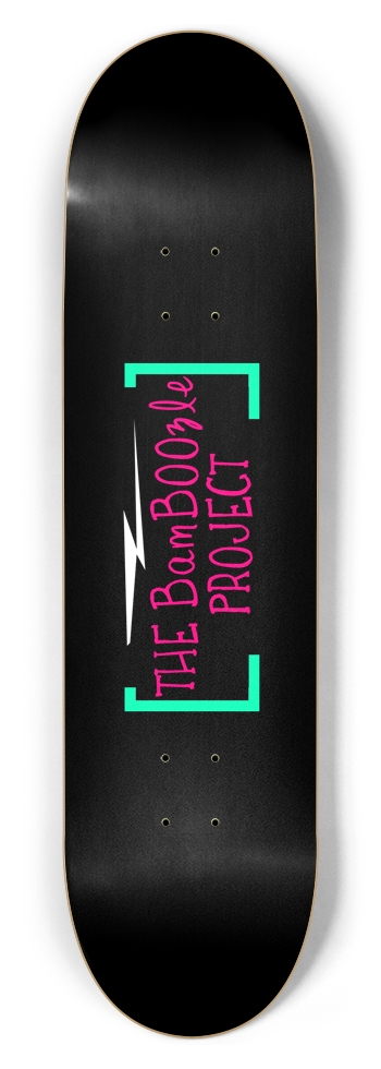Bamboozle Project Neon Logo Deck - 8.5 8-1/2 Skateboard Deck