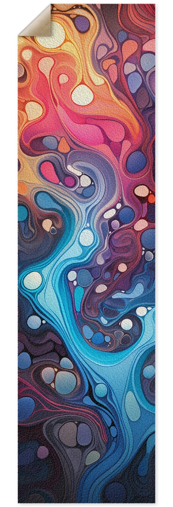 1960s Lightshow Custom Griptape 10 x 36 Inch Griptape