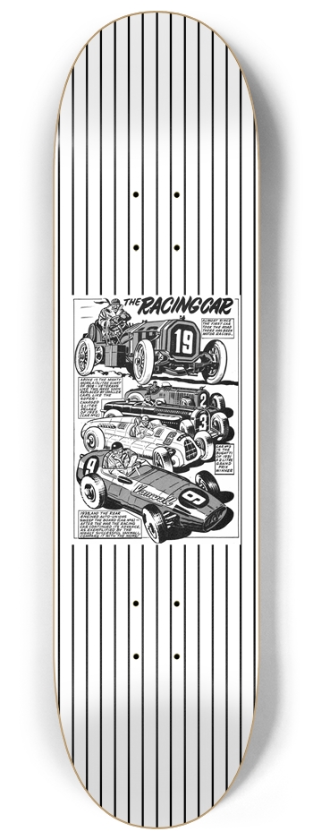 The Racing Car 8-1/4 Skateboard Deck