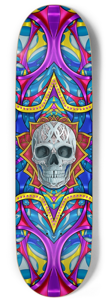 Blitz Skull No. 02 9" x 34" 9 Inch Skateboard