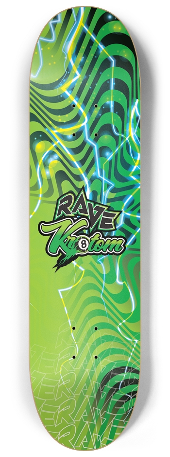 Rave green 8-1/4 Skateboard Deck