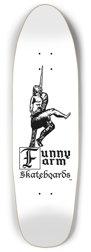 Impaled Guy Logo - 9" x 33.5" Punk Nose Shape