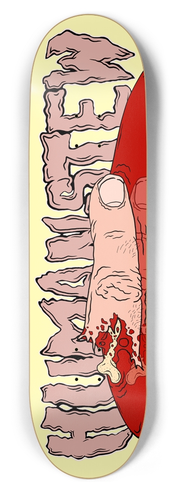Index Finger 8-1/2 Skateboard Deck