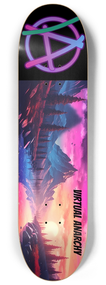 VA Sunset 1 8.25 8-1/4 Skateboard Deck