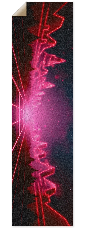 Synthwave grip 9 x 33 Inch Griptape