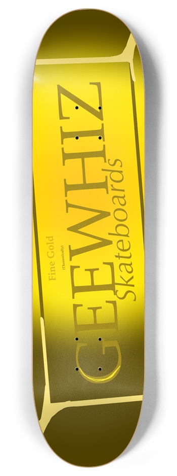 GEEWHIZ - Fool’s Gold 8 Inch Skateboard Deck