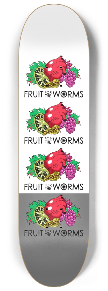 Fruit for the Worms Pill Deck 8-1/4 Skateboard Deck