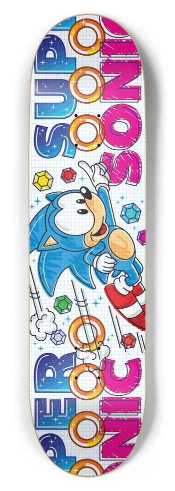 Super Sonic 8-1/2 8-1/2 Skateboard Deck