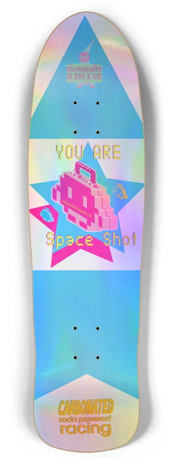 Holographic Space Shot Retro Rocket
