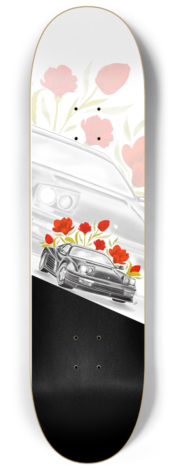 Racers Red 8-1/4 Skateboard Deck