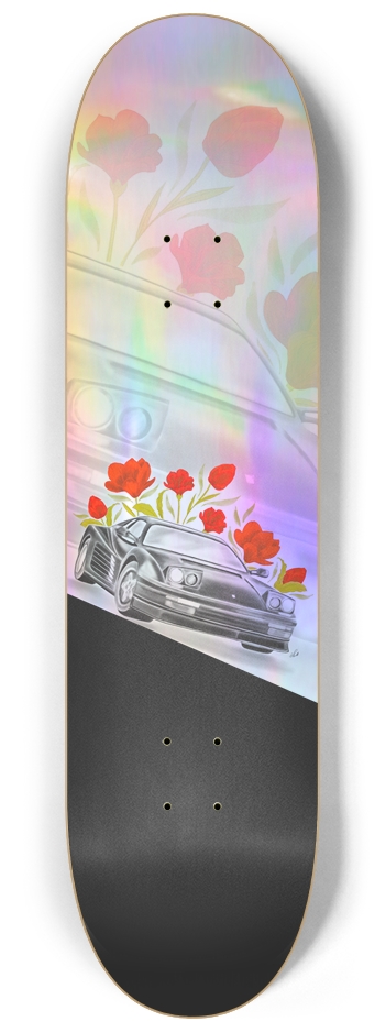 Racers Red Holographic 8-1/4 Skateboard Deck