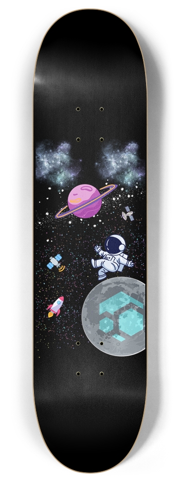 Flux Boy Moon 8 Inch Skateboard Deck