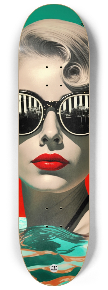 The Pin Up 8-1/4 Skateboard Deck