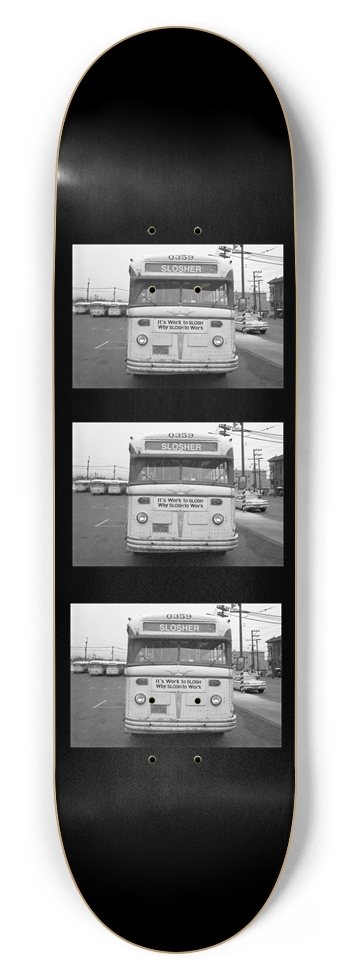 SLOSHER bus times 8-3/4 Inch Skateboard