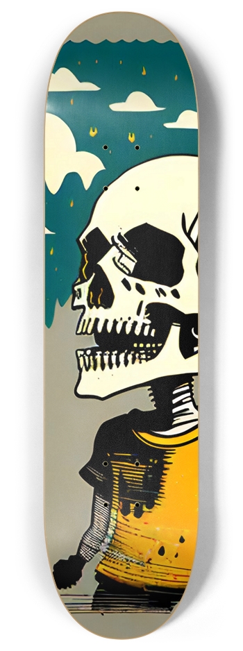 Skull Kid 8 Inch Skateboard Deck