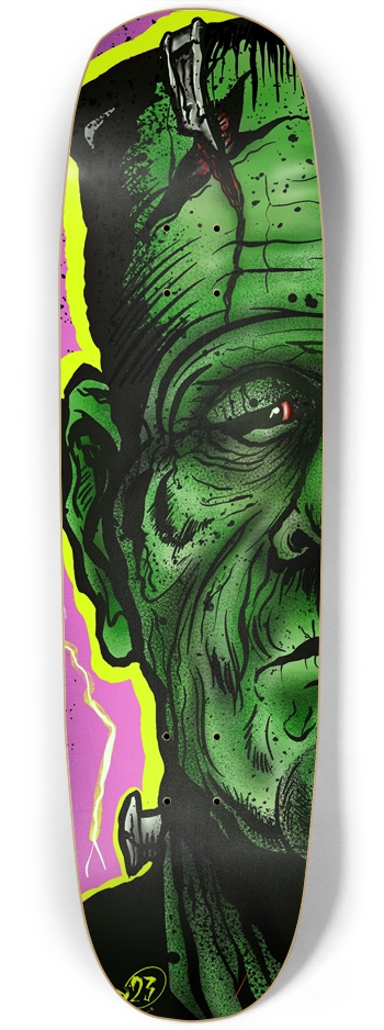 Frank N Stein Custom Skateboard Square Nose