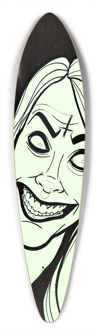 Crazy Ex Custom Longboard Pintail Longboard