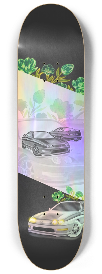 Green Pearl Holographic 8-1/4 Skateboard Deck