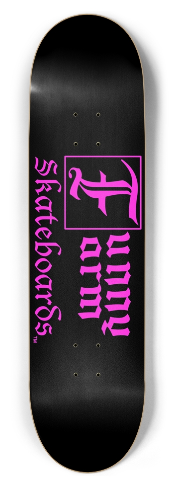 Funny Farm Skateboards Logo - 8.5" x 32" 8-1/2 Skateboard Deck