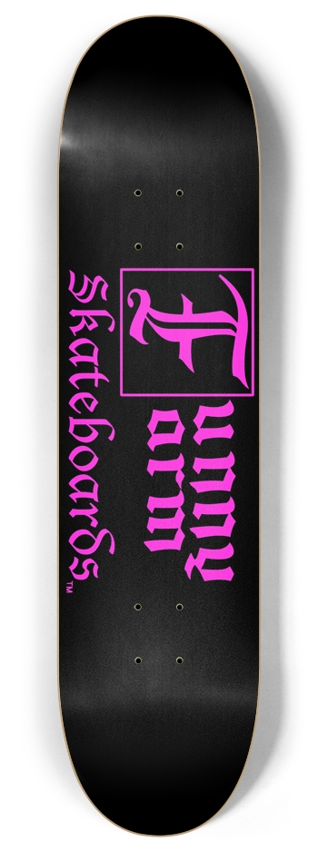 Funny Farm Skateboards Logo - 8.0" x 32" 8 Inch Skateboard Deck