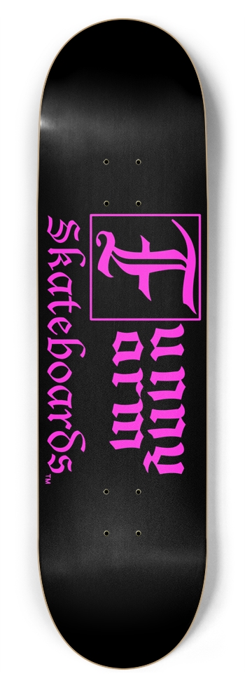 Funny Farm Skateboards Logo - 8.75" x 33" 8-3/4 Inch Skateboard