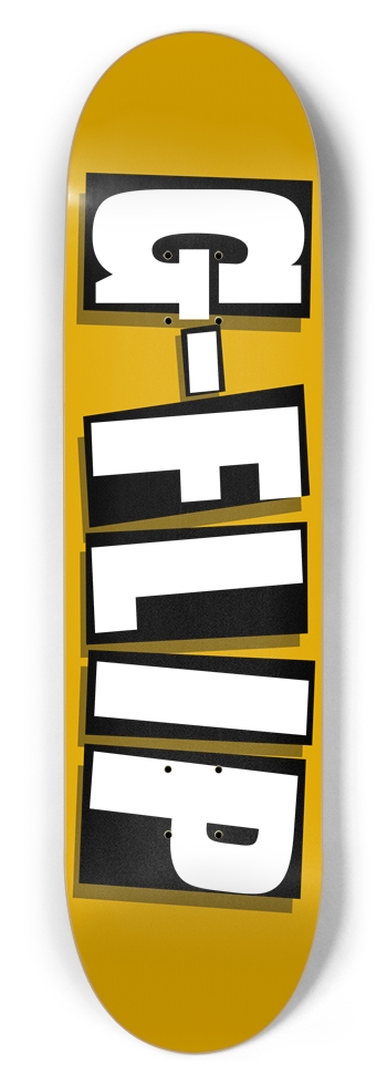 Yellow 8-1/2 Skateboard Deck