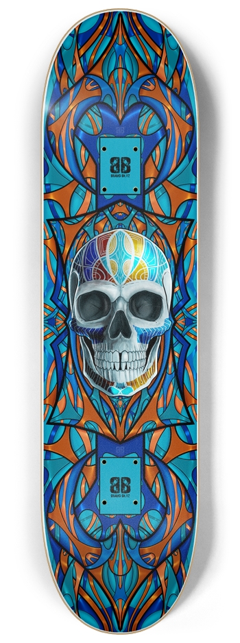 Blitz Skull No. 3 8.25” x 32” 8-1/4 Skateboard Deck