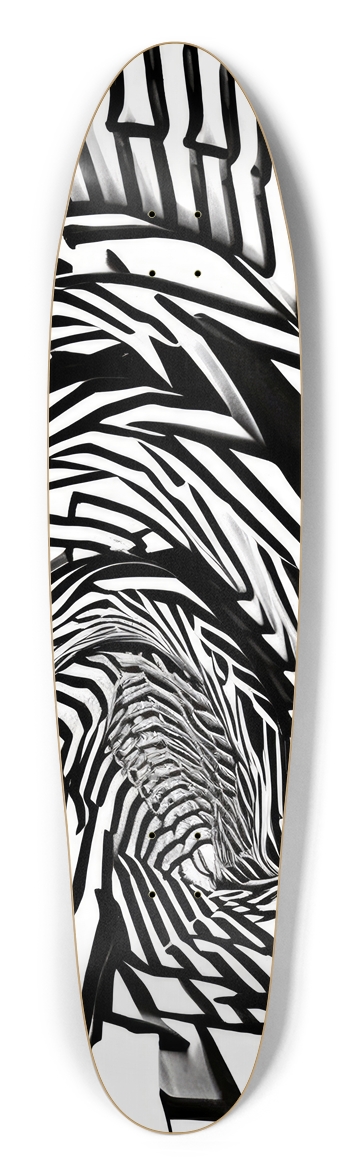 Longboard | Spiralling 001 BW Longboard Shape