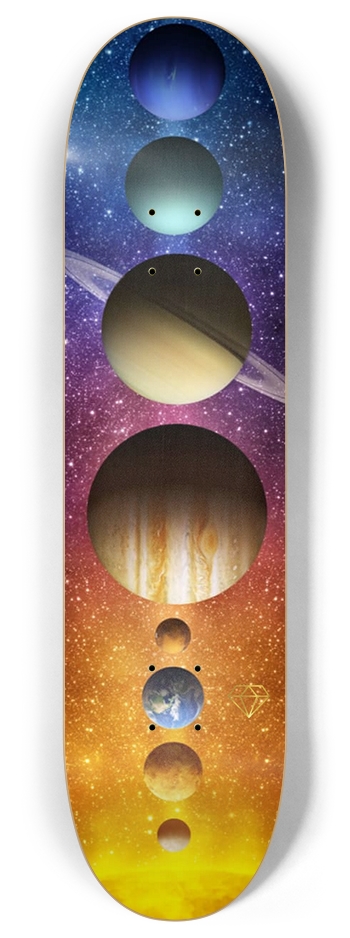 Planètes / 8'' 8 Inch Skateboard Deck
