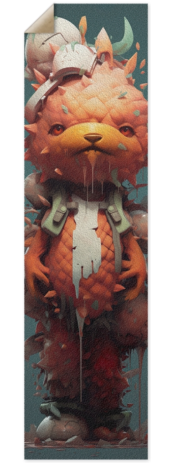 Teddy Test 3 Griptape 9 x 33 Inch Griptape