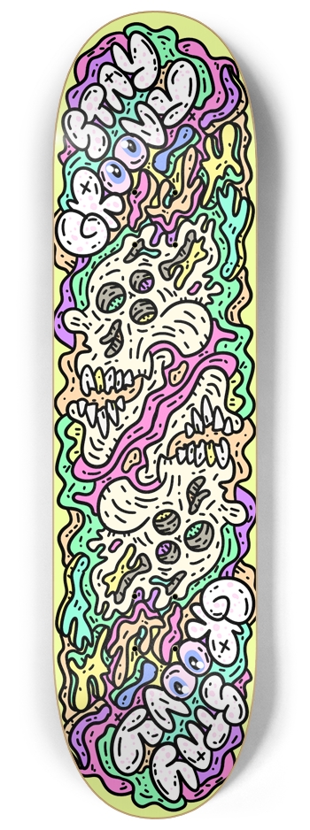 Stay Groovy 8-1/4 Skateboard Deck