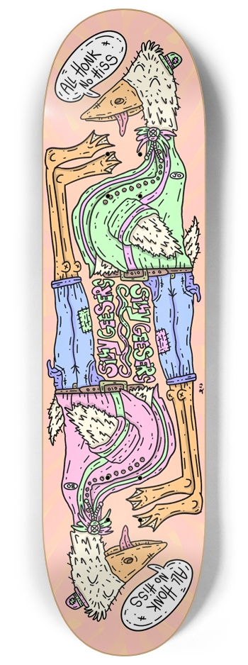 Silly Geese 8-1/4 Skateboard Deck