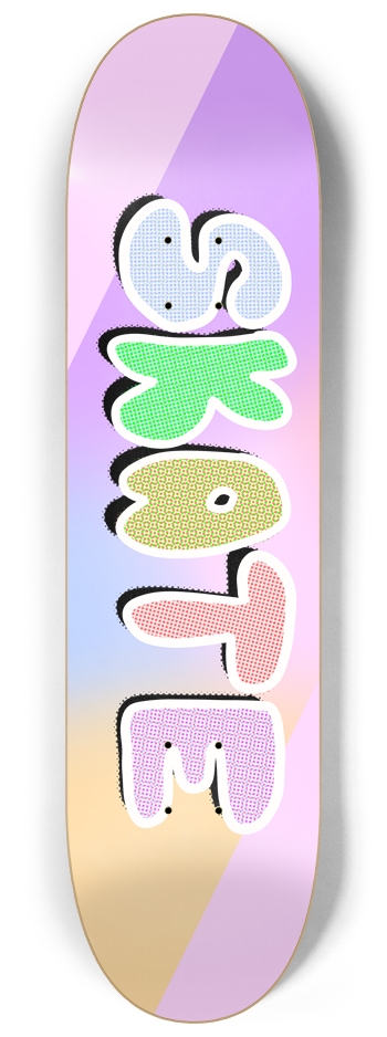 Skate 8-1/4 Skateboard Deck