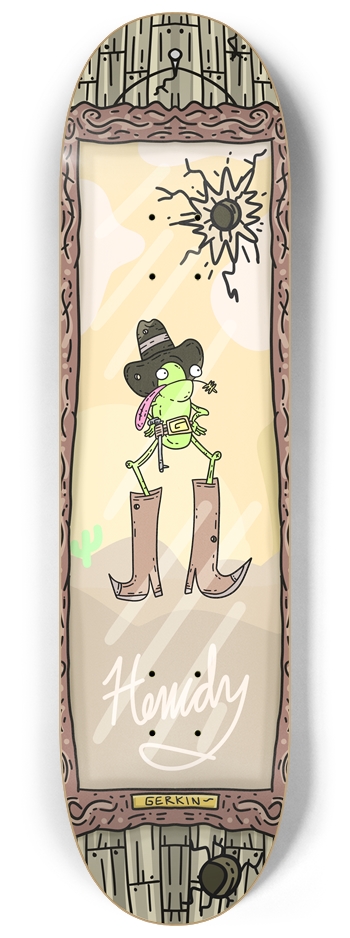 Gerkin 8-1/4 Skateboard Deck