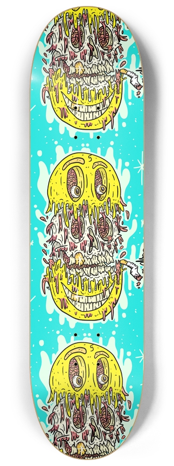 Beautiful Insides Blue 8-1/4 Skateboard Deck