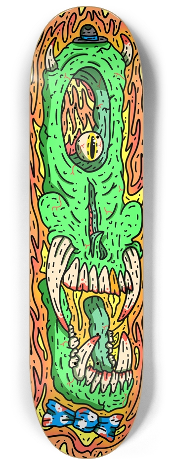 Friendly Fire 8-1/4 Skateboard Deck