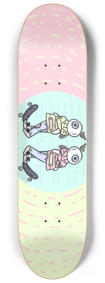 One Good Looking Duo 8-1/4 Skateboard Deck