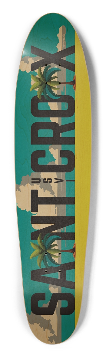 Saint Croix USVI Long Board Longboard Shape