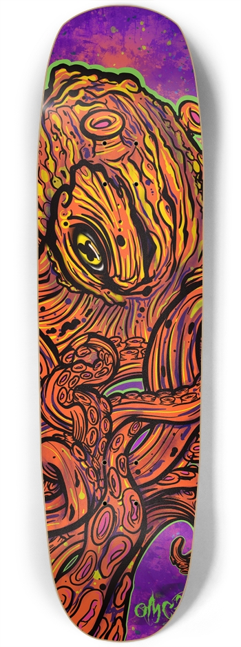 Neon Octopus Square Nose