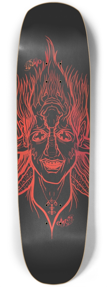 Demon Woman Heads or Tails Square Nose