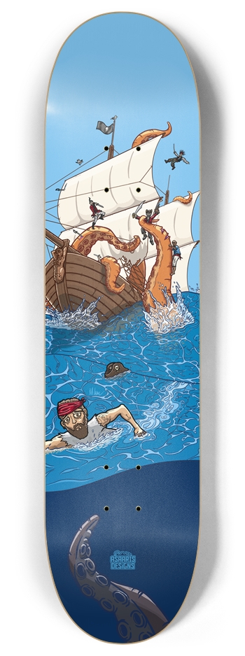 Kraken 8.0" 8 Inch Skateboard Deck